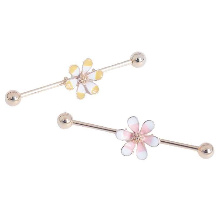 ボディピアス インダストリアル ツートン | ピアス専門店HOMESLICEPRODUCTIONS | 詳細画像1 