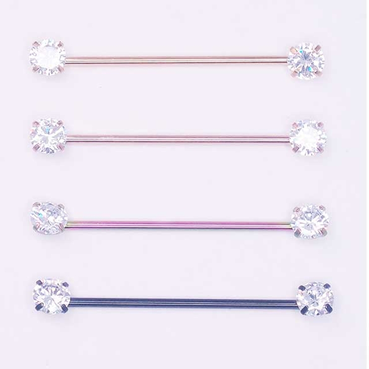 ボディピアス インダストリアル CZ | ピアス専門店HOMESLICEPRODUCTIONS | 詳細画像3 