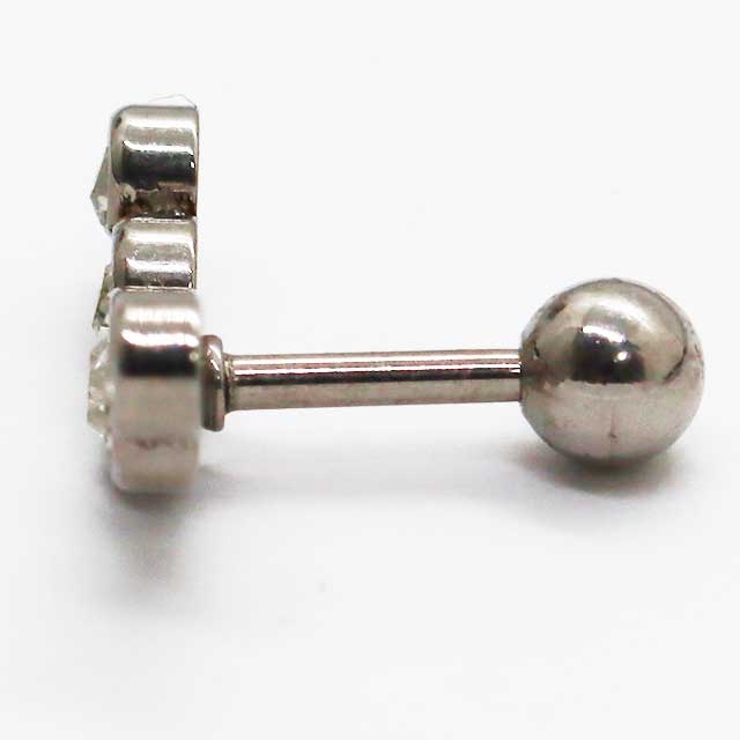 ボディピアス 5ラウンドジェム カーブトップ | ピアス専門店HOMESLICEPRODUCTIONS | 詳細画像4 