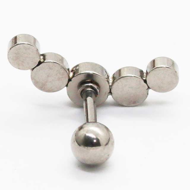 ボディピアス 5ラウンドジェム カーブトップ | ピアス専門店HOMESLICEPRODUCTIONS | 詳細画像5 