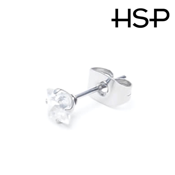 316Lサージカルステンレス スクエアジュエルピアス 4mm | ピアス専門店HOMESLICEPRODUCTIONS | 詳細画像2 