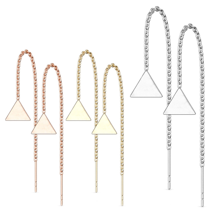 ピアス サージカルステンレス トライアングル＆バー | ピアス専門店HOMESLICEPRODUCTIONS | 詳細画像1 