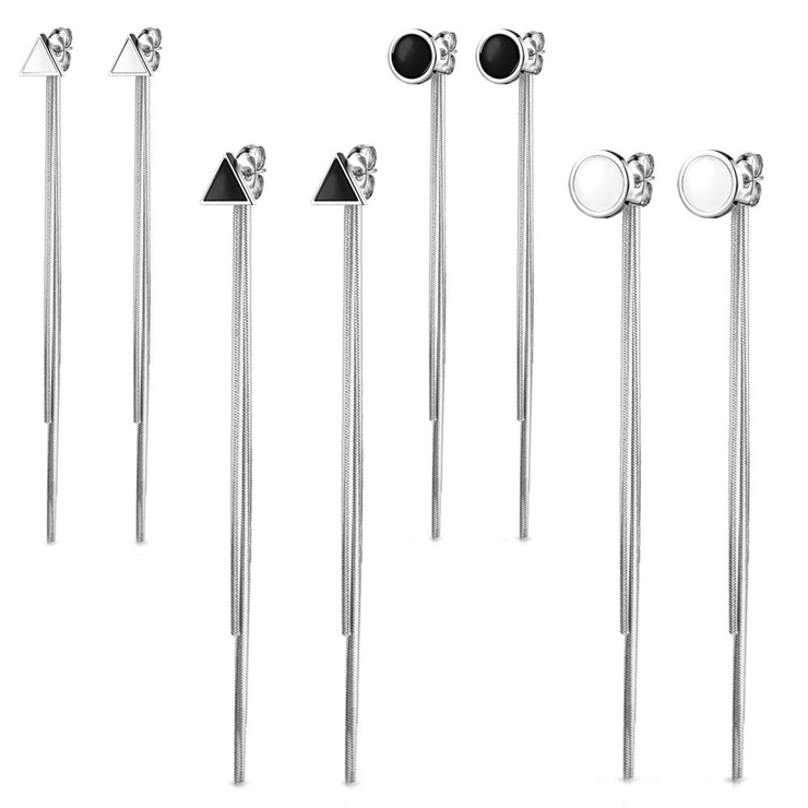 ピアス サージカルステンレス エナメルフィールドサークル＆トライアングル | ピアス専門店HOMESLICEPRODUCTIONS | 詳細画像1 