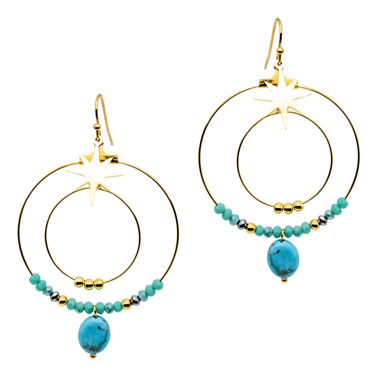 A | フックピアス サージカルステンレス ビーズ | ピアス専門店HOMESLICEPRODUCTIONS