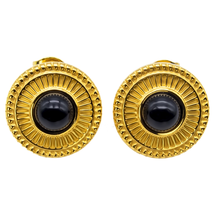 ブラック | ピアス サージカルステンレス ゴールド | ピアス専門店HOMESLICEPRODUCTIONS