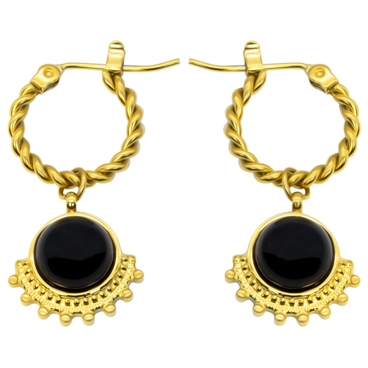 ブラック | ピアス サージカルステンレス ツイスト | ピアス専門店HOMESLICEPRODUCTIONS