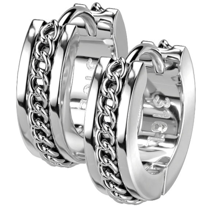 シルバー | フープピアス サージカルステンレス 18G | ピアス専門店HOMESLICEPRODUCTIONS