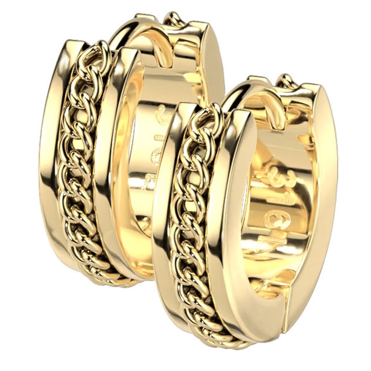 ゴールド | フープピアス サージカルステンレス 18G | ピアス専門店HOMESLICEPRODUCTIONS