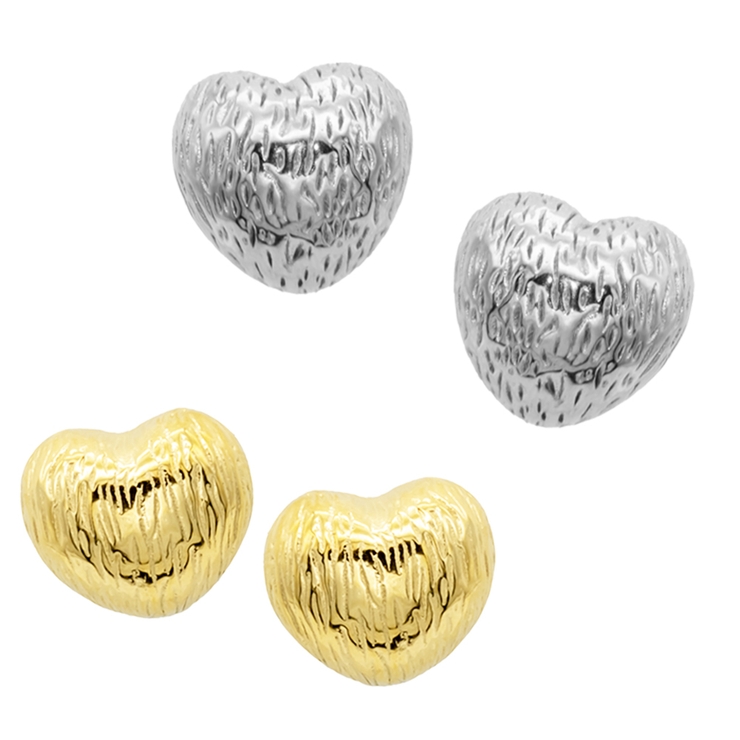 ピアス ソリッドハート モチーフ | ピアス専門店HOMESLICEPRODUCTIONS | 詳細画像1