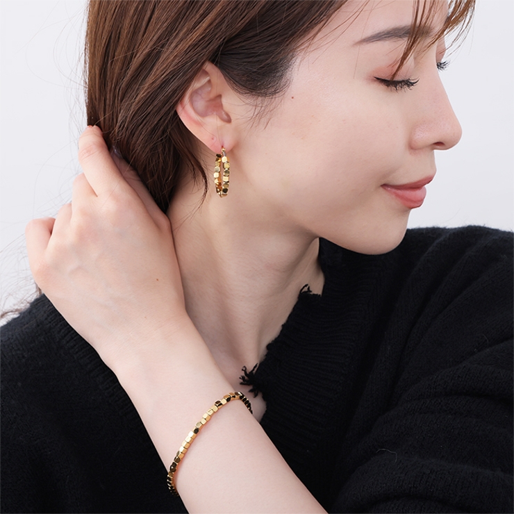 ピアス ブレスレット キューブチェーン[品番：PW000005627]｜ピアス専門店HOMESLICEPRODUCTIONS（ピアスセンモンテン  ホームスライスプロダクションズ）のレディースファッション通販｜SHOPLIST（ショップリスト）