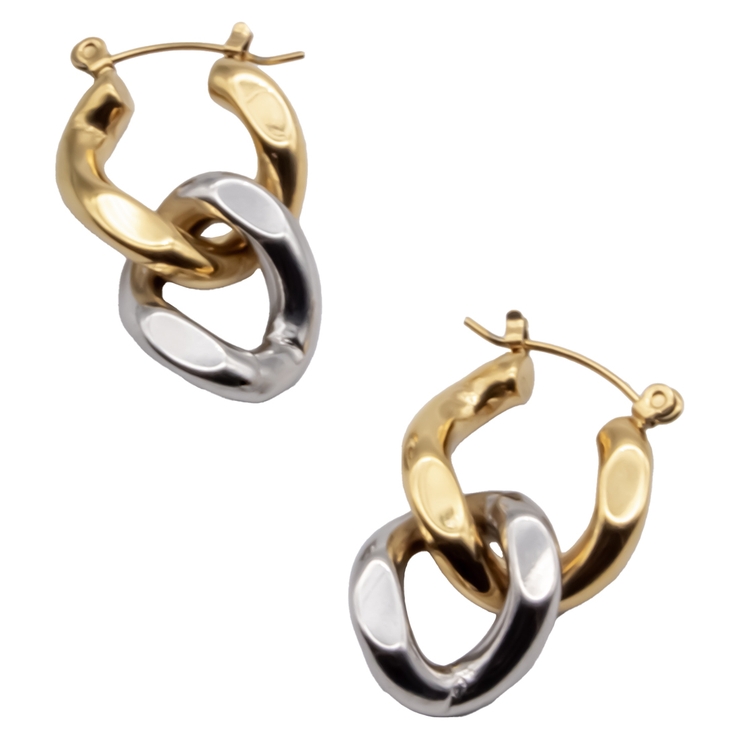 ピアス チェーン ダブル | ピアス専門店HOMESLICEPRODUCTIONS | 詳細画像1 