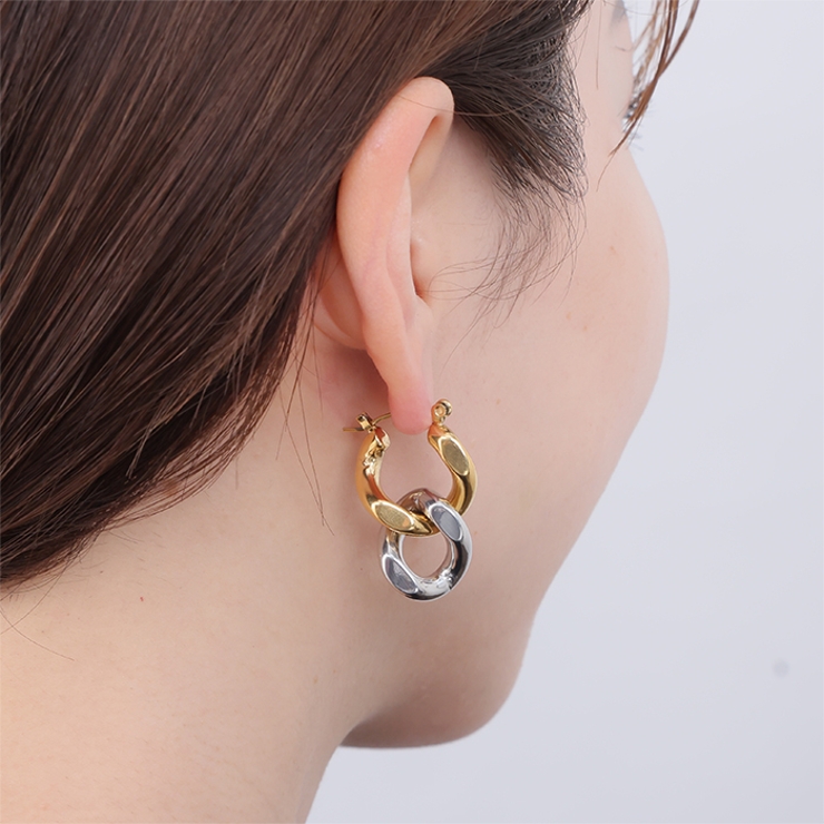 ピアス チェーン ダブル | ピアス専門店HOMESLICEPRODUCTIONS | 詳細画像8 