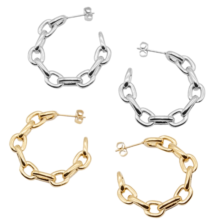 ピアス C型 チェーン | ピアス専門店HOMESLICEPRODUCTIONS | 詳細画像1 