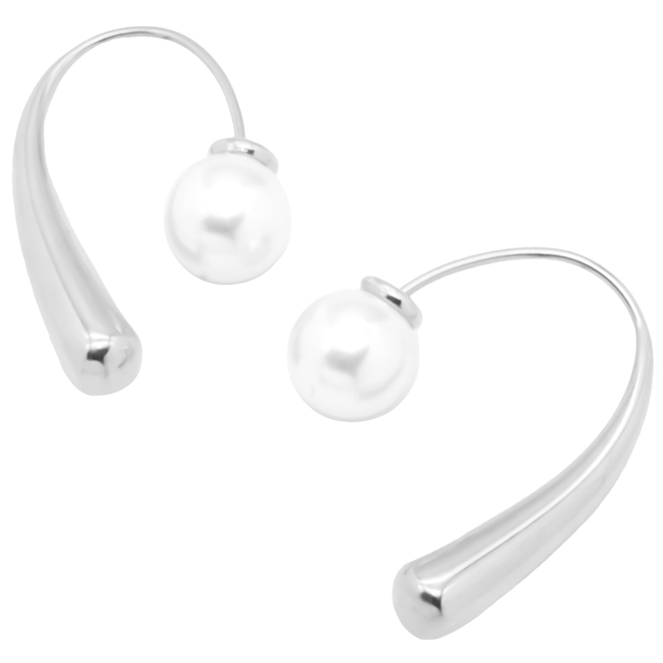 シルバー | ピアス シンプル パールモチーフ | ピアス専門店HOMESLICEPRODUCTIONS