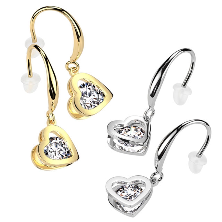 ピアス サージカルステンレス ハート | ピアス専門店HOMESLICEPRODUCTIONS | 詳細画像4 