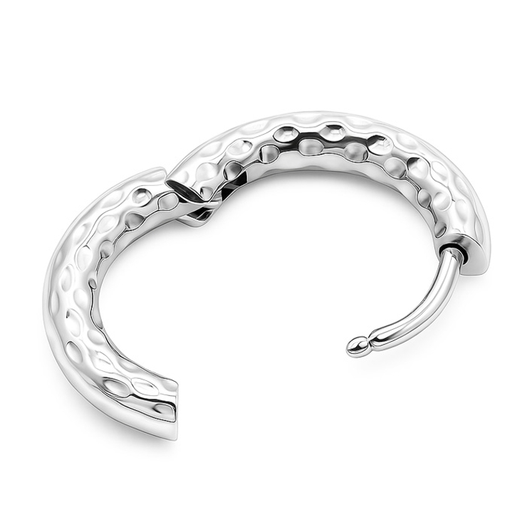 フープピアス サージカルステンレス ハンマー | ピアス専門店HOMESLICEPRODUCTIONS | 詳細画像6 