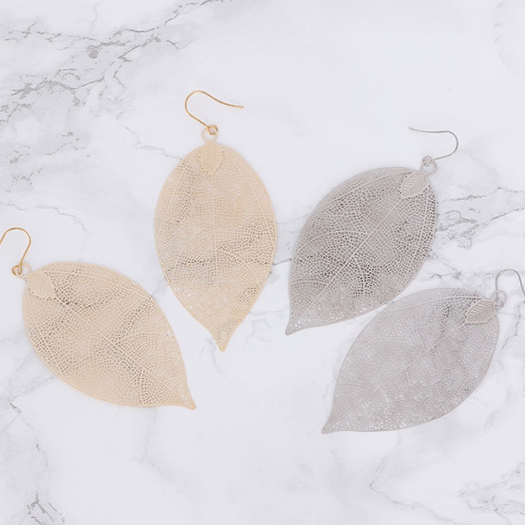 ピアス サージカルステンレス 透かしリーフプレート | ピアス専門店HOMESLICEPRODUCTIONS | 詳細画像6 