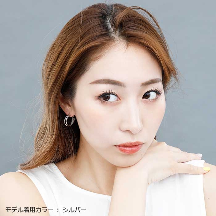 ツイストフープ ステンレスピアス （1ペア） | ピアス専門店HOMESLICEPRODUCTIONS | 詳細画像12 