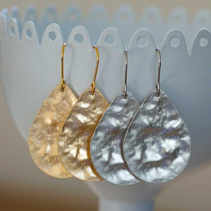 ティアドロップ＆スタープレート ステンレスピアス （1ペア） | ピアス専門店HOMESLICEPRODUCTIONS | 詳細画像8 