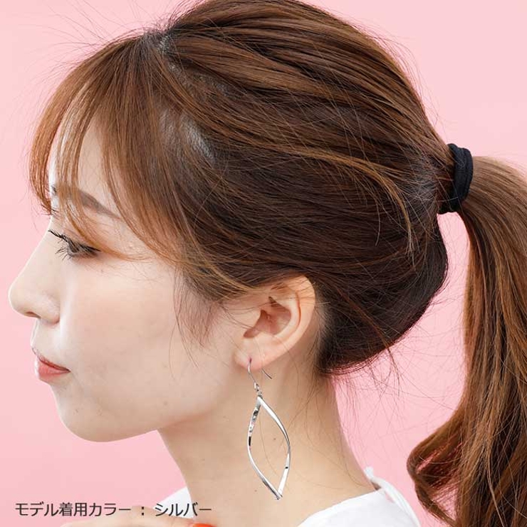 リーフモチーフ シャープフレーム ステンレスピアス （1ペア） | ピアス専門店HOMESLICEPRODUCTIONS | 詳細画像8 