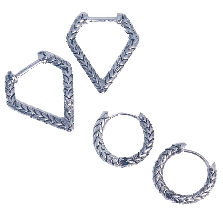 ピアス サージカルステンレス ラウンドスケール＆トライアングルスケール | ピアス専門店HOMESLICEPRODUCTIONS | 詳細画像1 