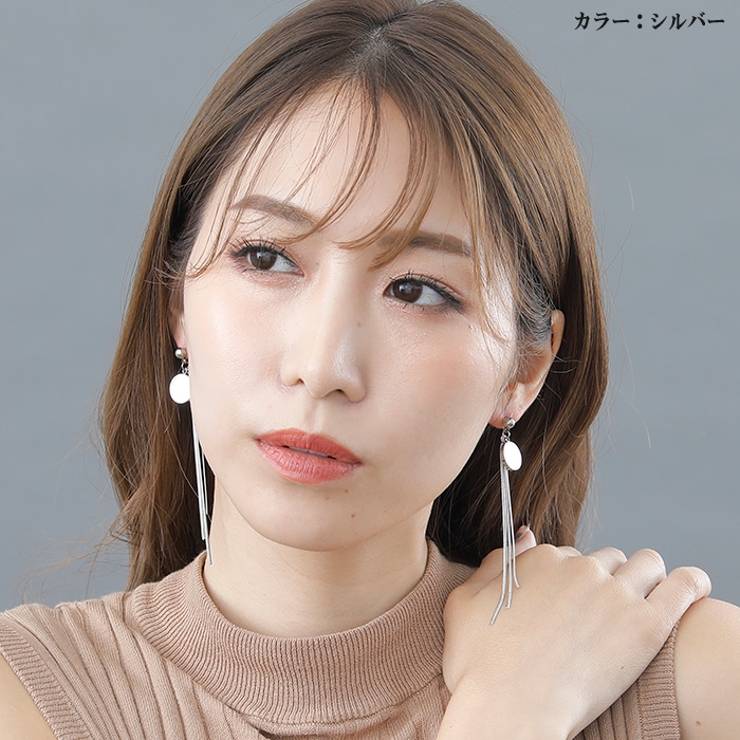 ピアス サージカルステンレス シェルプレート×スネークロングチェーン | ピアス専門店HOMESLICEPRODUCTIONS | 詳細画像11 