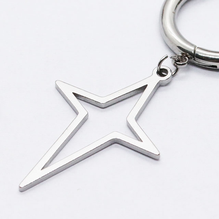 ピアス サージカルステンレス チェーンヒンジ＆スタークロス | ピアス専門店HOMESLICEPRODUCTIONS | 詳細画像6 