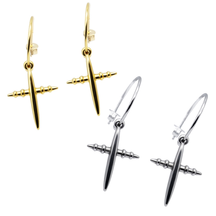 ピアス サージカルステンレス クロス | ピアス専門店HOMESLICEPRODUCTIONS | 詳細画像1 