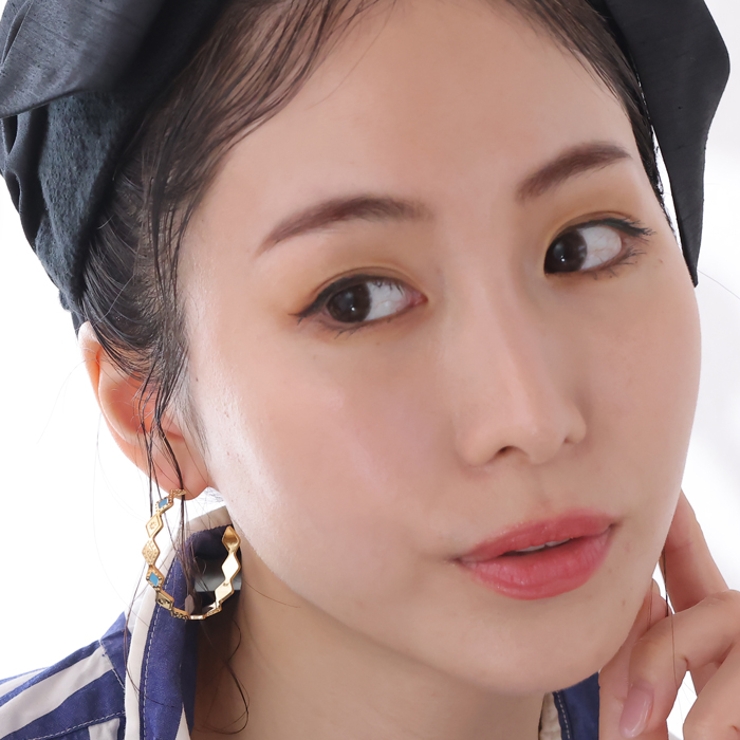 フープピアス サージカルステンレス ダイヤ | ピアス専門店HOMESLICEPRODUCTIONS | 詳細画像6 