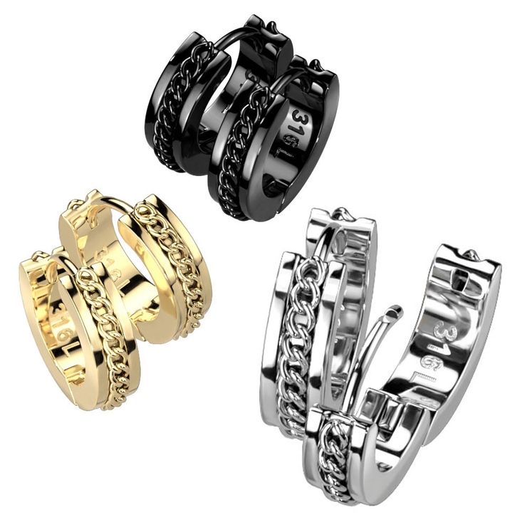 フープピアス サージカルステンレス 18G | ピアス専門店HOMESLICEPRODUCTIONS | 詳細画像1 