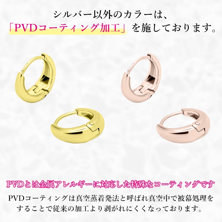 ピアス フープピアス サージカルステンレス[品番：PW000005720