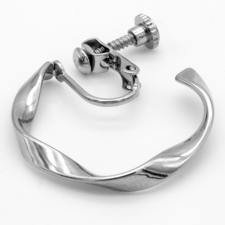 イヤリング サージカルステンレス ツイストサークル | ピアス専門店HOMESLICEPRODUCTIONS | 詳細画像6 