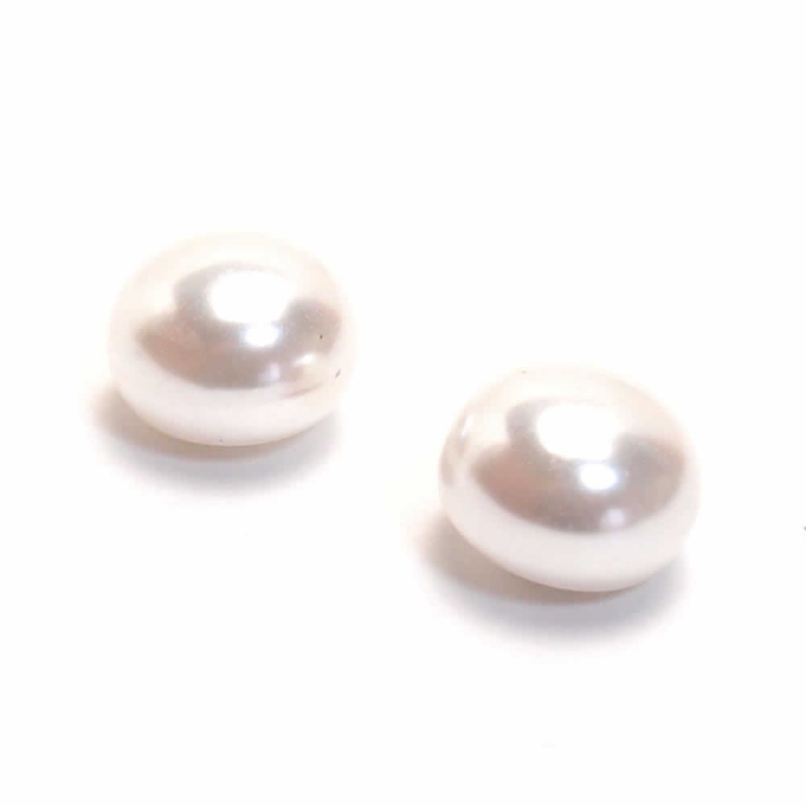 ピアスキャッチ ハーフドーム フェイクパール | ピアス専門店HOMESLICEPRODUCTIONS | 詳細画像1 
