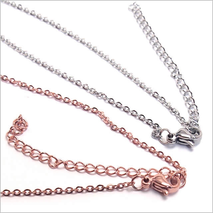 316Lサージカルステンレス アルファベットネックレス | ピアス専門店HOMESLICEPRODUCTIONS | 詳細画像6 