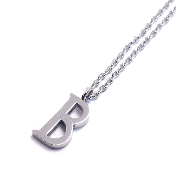 316Lサージカルステンレス アルファベットネックレス | ピアス専門店HOMESLICEPRODUCTIONS | 詳細画像8 