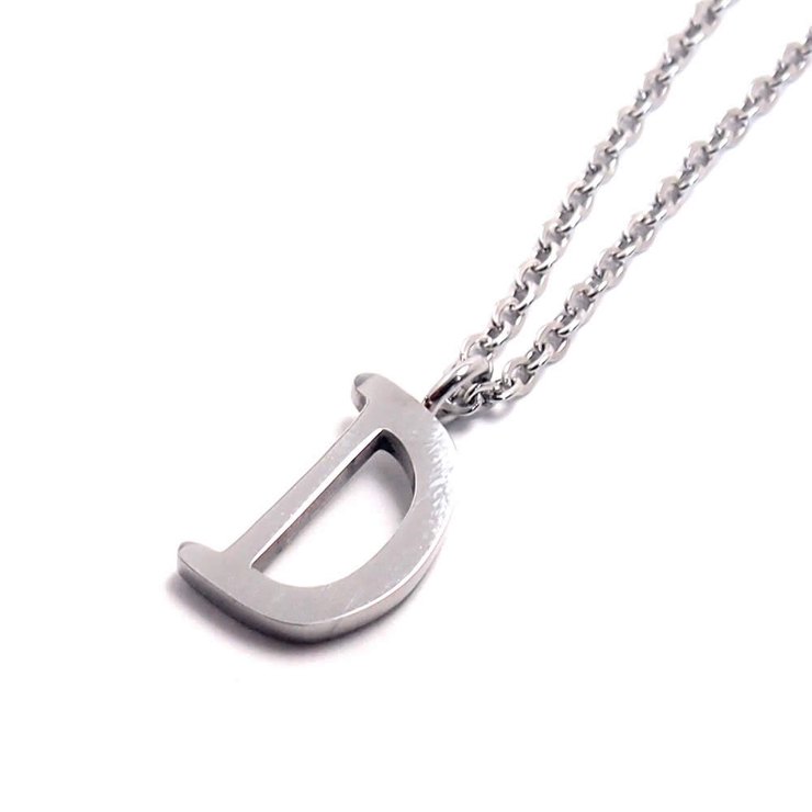 316Lサージカルステンレス アルファベットネックレス | ピアス専門店HOMESLICEPRODUCTIONS | 詳細画像10 