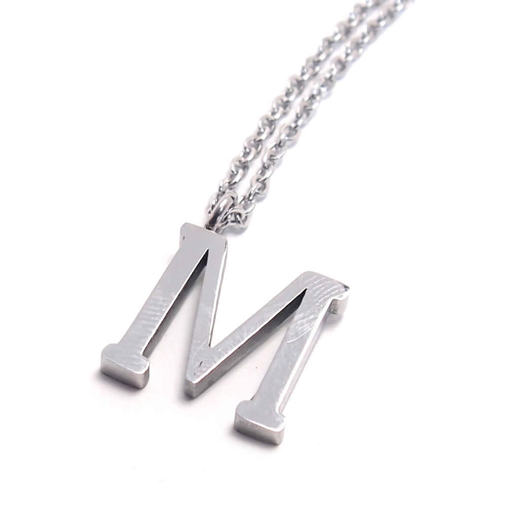 316Lサージカルステンレス アルファベットネックレス | ピアス専門店HOMESLICEPRODUCTIONS | 詳細画像19 