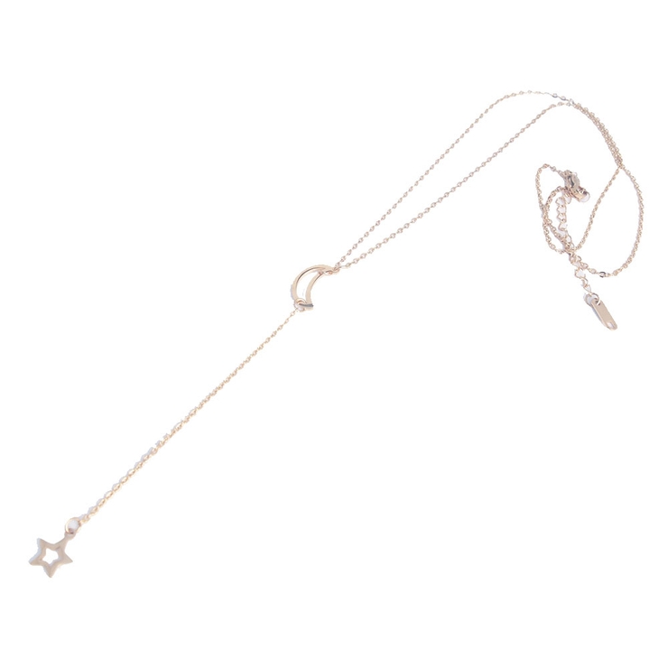 ゴールド | ムーン&amp;スター ステンレス ネックレス | ピアス専門店HOMESLICEPRODUCTIONS