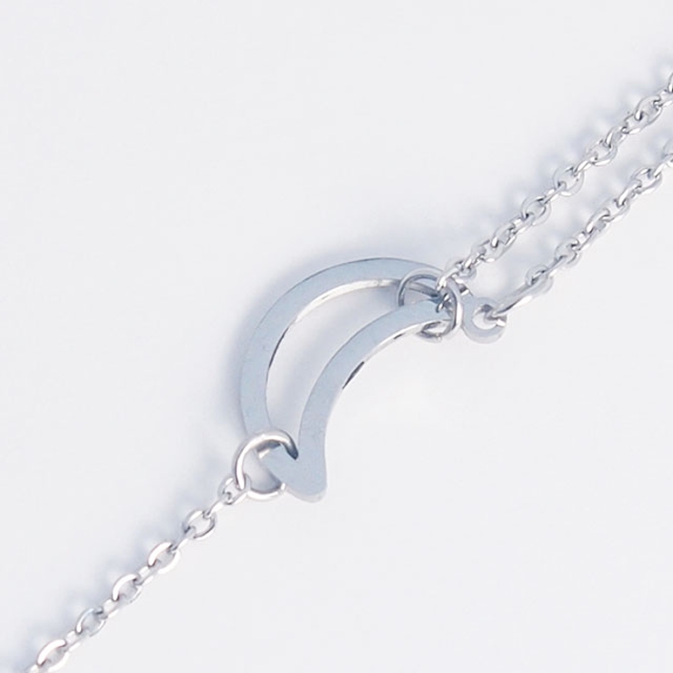 ムーン&amp;スター ステンレス ネックレス | ピアス専門店HOMESLICEPRODUCTIONS | 詳細画像3 