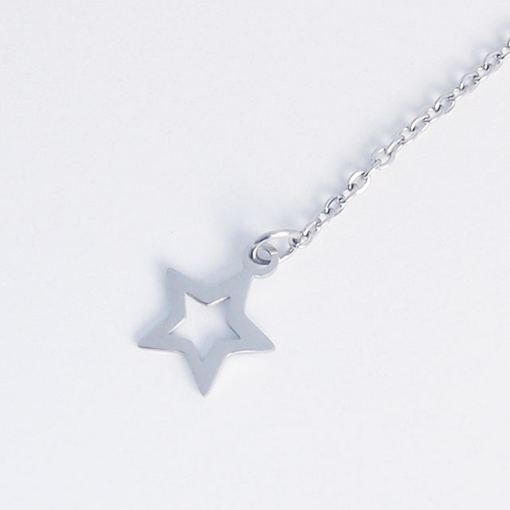 ムーン&amp;スター ステンレス ネックレス | ピアス専門店HOMESLICEPRODUCTIONS | 詳細画像4 