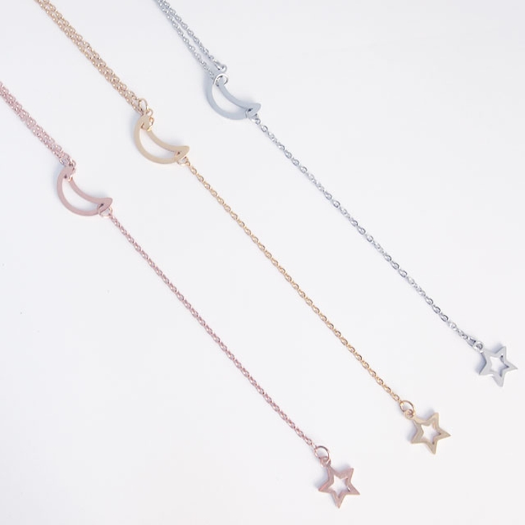 ムーン&amp;スター ステンレス ネックレス | ピアス専門店HOMESLICEPRODUCTIONS | 詳細画像8 