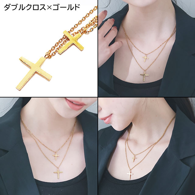 バラエティチャーム ダブルレイヤーチェーン ステンレスネックレス | ピアス専門店HOMESLICEPRODUCTIONS | 詳細画像5 