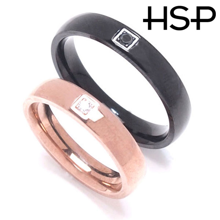 316Lサージカルステンレス ワンストーンシンプルリング | ピアス専門店HOMESLICEPRODUCTIONS | 詳細画像2 