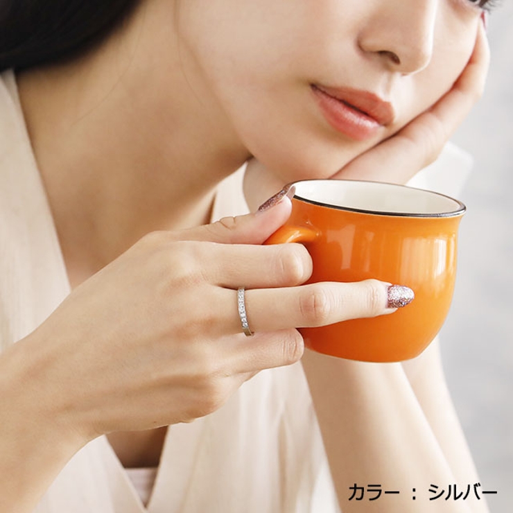 316Lサージカルステンレス CZ ジュエルラインリング | ピアス専門店HOMESLICEPRODUCTIONS | 詳細画像15 