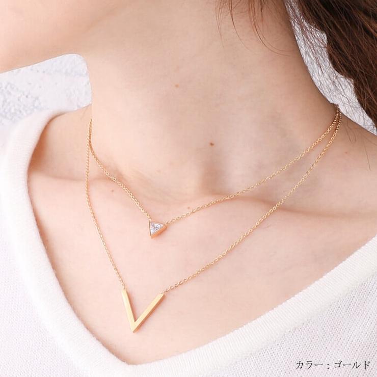 ネックレス サージカルステンレス トライアングルジュエル | ピアス専門店HOMESLICEPRODUCTIONS | 詳細画像9 