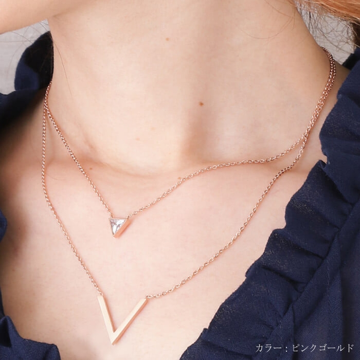 ネックレス サージカルステンレス トライアングルジュエル | ピアス専門店HOMESLICEPRODUCTIONS | 詳細画像10 