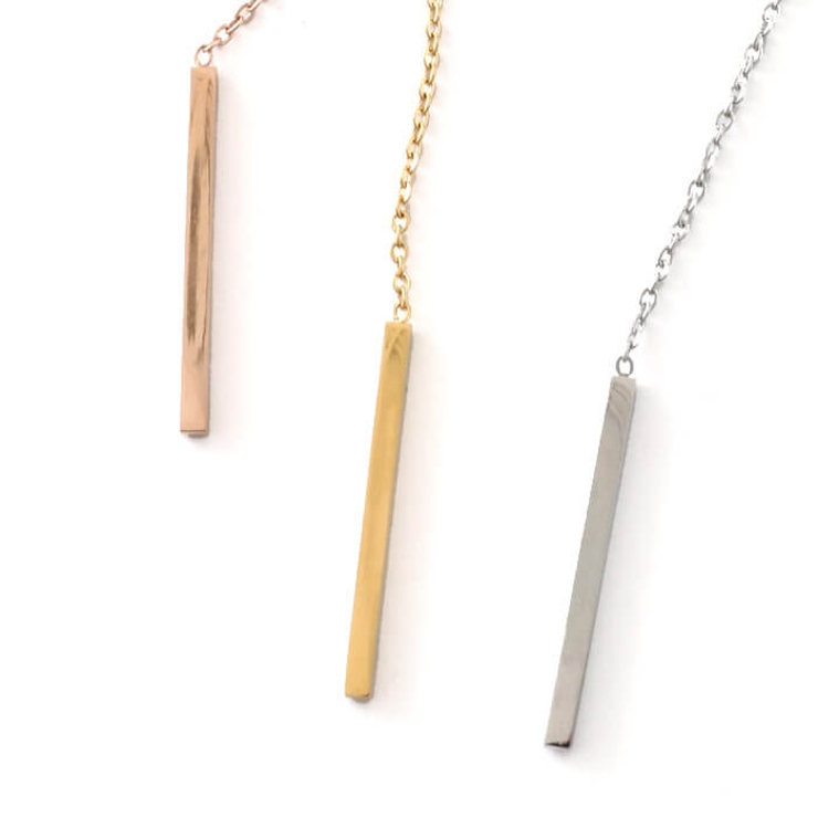 ネックレス サージカルステンレス メタルバー Y字 ペンダント レディース | ピアス専門店HOMESLICEPRODUCTIONS | 詳細画像6 