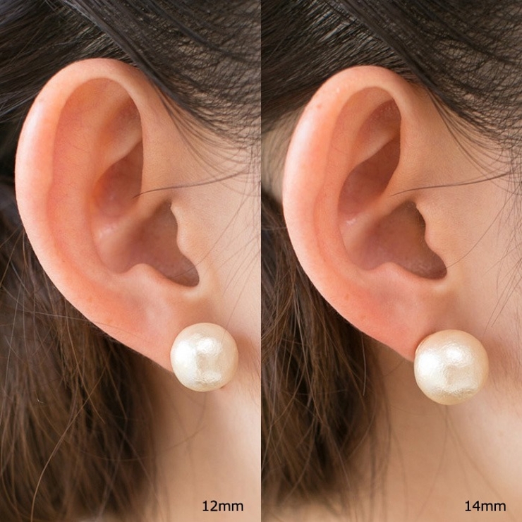 ピアス サージカルステンレス コットンパール | ピアス専門店HOMESLICEPRODUCTIONS | 詳細画像8 