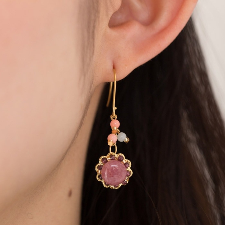 ピアス サージカルステンレス ナチュラルストーン | ピアス専門店HOMESLICEPRODUCTIONS | 詳細画像4 