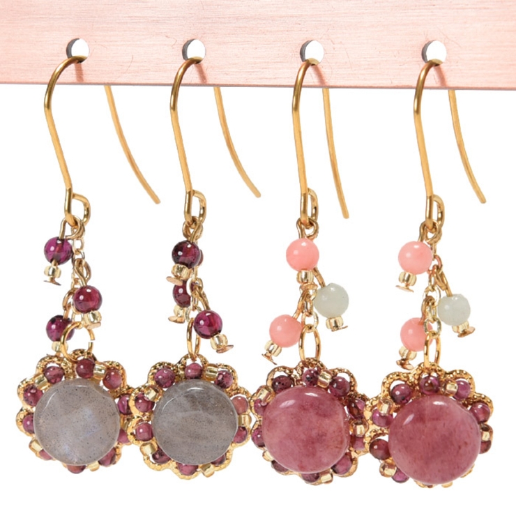 ピアス サージカルステンレス ナチュラルストーン | ピアス専門店HOMESLICEPRODUCTIONS | 詳細画像1 